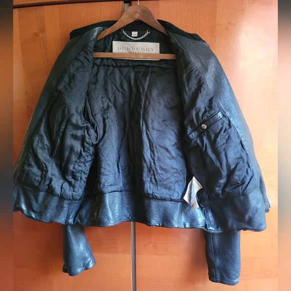 🆕 Burberry Brit Moto Lether Jacket - Picture 4 of 13